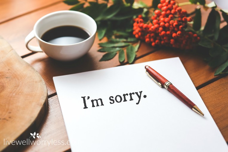 How to apologize correctly