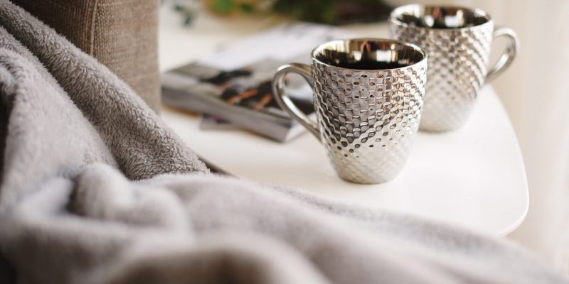 two mugs in a living room